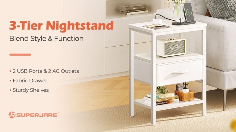 Nightstand White Best White Nightstands with Charging Station